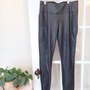 Athleta faux leather leggings